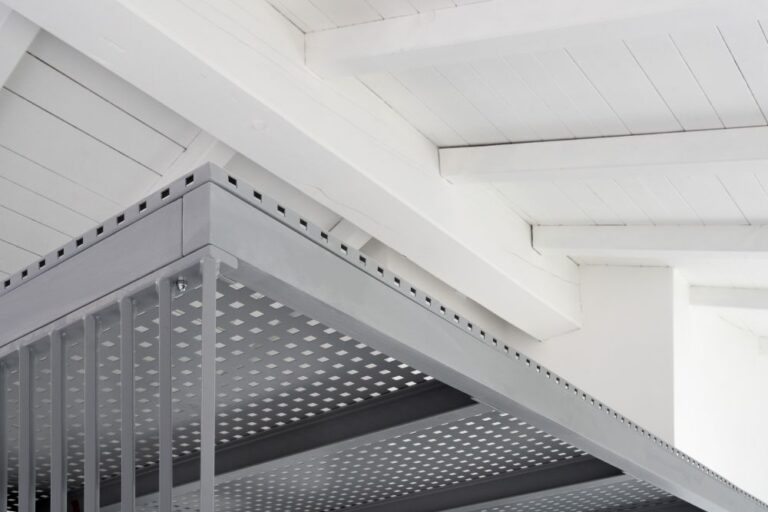 Dettaglio struttura soppalco ferro Milano Monza - Ristrutturazione minimalista AD2ARCHITECTS